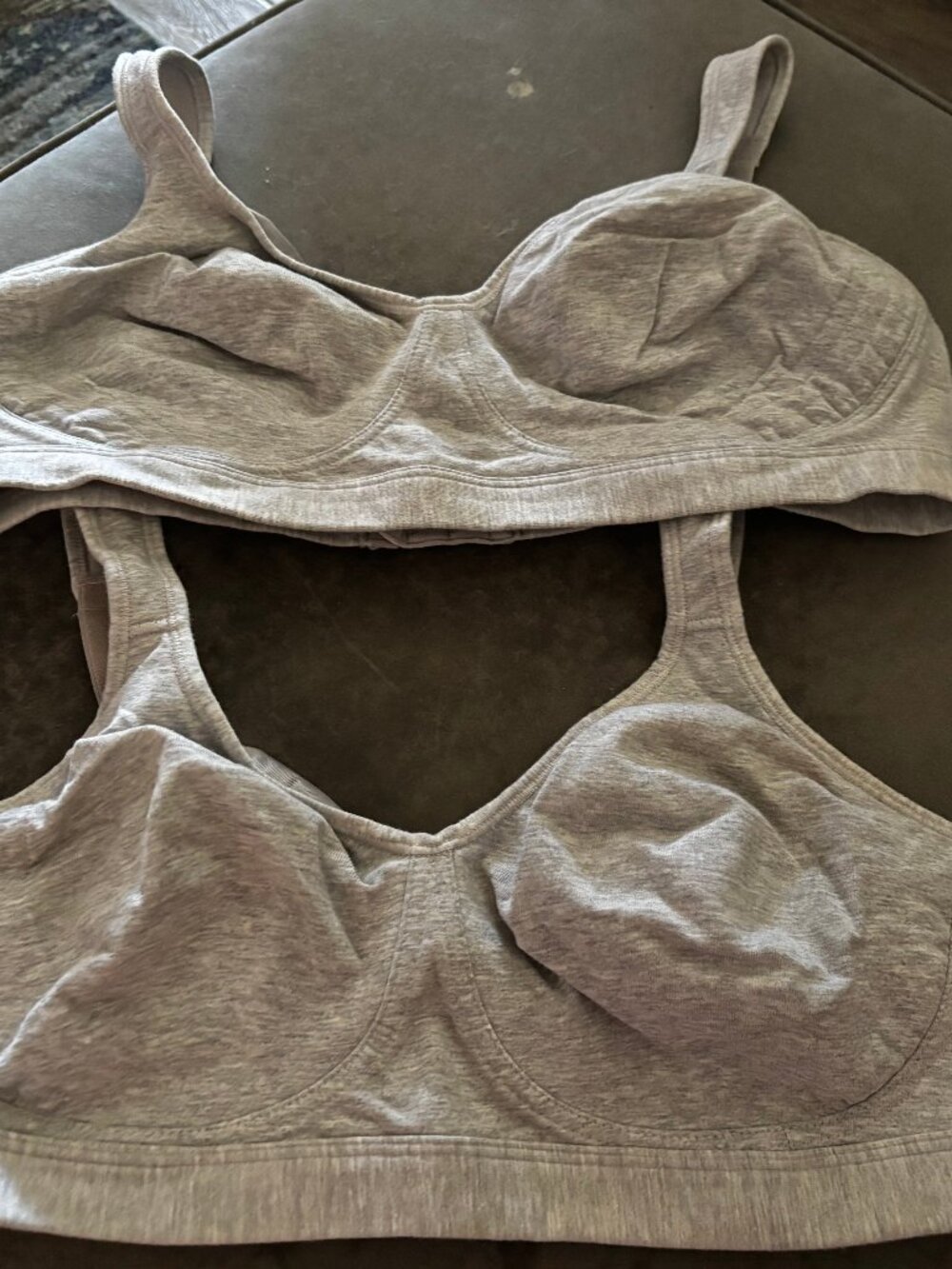 Playtex #474C 18-Hour Ultimate Lift & Support Cotton Bra (S/2) Heather Gray, 38D
